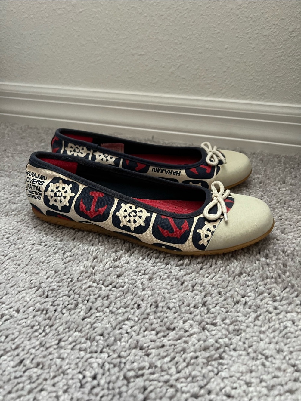 EUC Harajuku Nautical Anchor Flats 6.5
